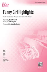 Funny Girl Highlights SATB choral sheet music cover